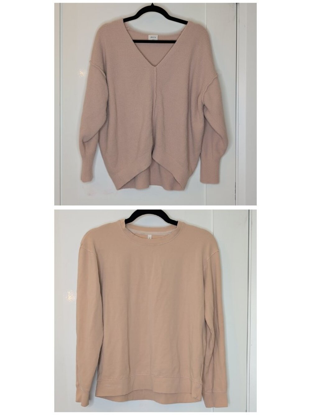 Aritzia Sweater Bundle S Wilfred Blush + Babaton Beige